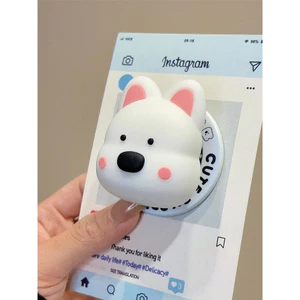 Dễ thương 3D Silicone Westie Giá đỡ điện thoại từ tính Thiết kế hoạt hình Hấp phụ mạnh Khả năng tương thích phổ thông