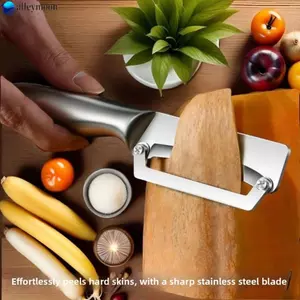 Dụng cụ gọt vỏ 2 trong 1 hiệu quả cho trái cây và rau củ có da cứng cho dụng cụ nhà bếp