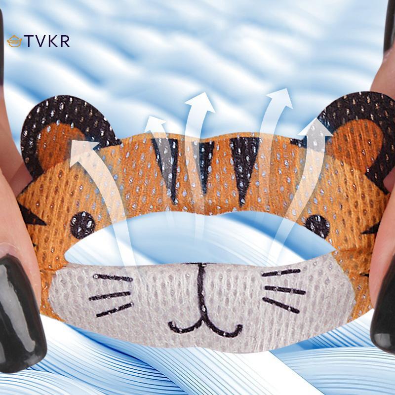 TVKR 30 tờ / túi Chống ngáy cho trẻ em Ngủ kín miệng Stiers Chỉnh sửa thở Miếng dán tắt miệng OIK