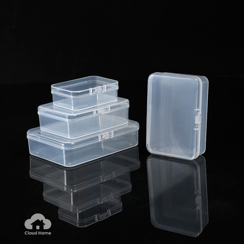 🌤️COD🌤️Hộp nhựa trong suốt 9.5 x 6.5 x 2.5cm, hộp mini đựng kim, đựng trang sức
