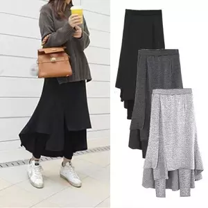 Culottes nữ plus size, thiết kế giả hai mảnh, trendy và thoải mái