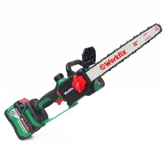 (CHÍNH HÃNG) Máy Cưa Xích Pin WORKFIX WF-CS12CP, Lam Xích Dài 12inch, Tra Nhớt Tự Động - Không Chổi Than