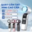 Quạt Tích Điện Mini K801 Cầm Tay Tốc Độ Cao,pin4000mah Quạt Sò Lạnh 100 Cấp Độ Gió Làm Lạnh Cực Nhanh.