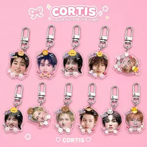 Kawaii Kpop CORTIS KEONHO Keychain Cute Acrylic SEONGHYEON JUHOON JAMES MARTIN Key Ring F