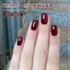 Rượu Vang Đỏ Hạt Thủy Tinh Mắt Mèo Sơn Móng Tay Keo Phổ Biến Màu Trắng Cherries Đỏ Nail Shop Chuyên Dụng
