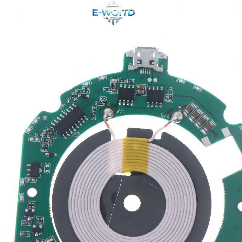 Mô-đun phát bộ sạc không dây E-WOITD 10W / 15W Sạc không dây Nhận bảng PCBA Cuộn dây cấp nguồn E-WOITD
