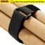 Dây buộc cáp dây đeo ESSENCEH, Móc & Vòng nylon tự dính màu đen, Dây buộc nylon đa năng chất lượng cao