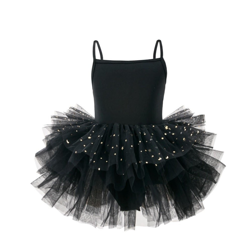 THFENG Ballet TuTu đầm bé gái phồng tay ngắn, hoàng tử chuyên nghiệp, đính cườm, biểu diễn sân khấu