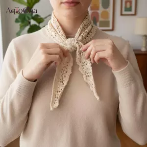 AqToCna Ren Tam Giác Tóc Khăn Cho Nữ Rỗng Ra Mini Váy Hông Rèm Khu Nghỉ Dưỡng Bể Bơi Che Đầu Quấn Phong Cách AqToCna