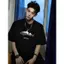 100% Cotton Mỹ Retro In Hình Cá Mập Áo Thun Tay Ngắn Bé Trai Xù Đẹp Trai ins Rời Đen Top Đáy Áo Sơ Mi