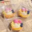 MJnmc Đỏ Dâu Trứng Tart Dâu Kem Thanh Squishy Đồ Chơi Giảm Căng Thẳng Đồ Chơi Cảm Giác Cho Trẻ Em Người Lớn Lo Âu Thư Giãn Mới