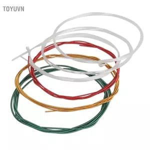 Toyuvn Toyuvn fangzi C105 Dây Đàn Guitar Acoustic Cổ Điển Nhiều Màu Sắc Cầu Vồng Lõi Nylon Bọc Hợp Kim Đồng Vết Thương 6 Cái/bộ (.028-.043)