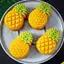 MAKY Fruit Pine Shape Pastry Mold, Bao gồm 1 Khuôn Và 2 Tem, DIY Hand Press Moon Cake Stamps, Mung Bean Cake, Cookie Mold VN