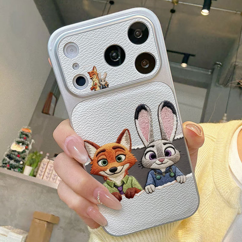 Ốp lưng iPhone mẫu Judy&Nick Ốp bảo vệ máy ảnh da mềm cao cấp - iP 7/8/X/XS/XR/11/12/13/14/15/16/17/Plus/Air/Pro/Max