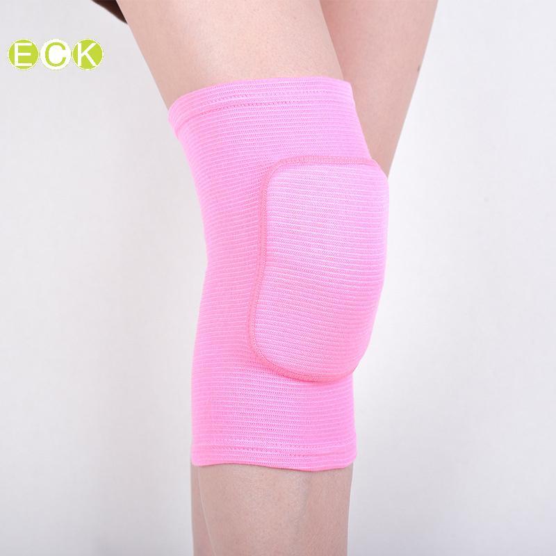[ECK] Miếng đệm đầu gối nén thể thao Bảo vệ đầu gối đàn hồi Miếng bọt biển thiên thần Hỗ trợ nẹp đầu gối để tập luyện nhảy múa Tập luyện Yoga Đẹp