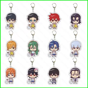 HT3 Yowamushi Bàn Đạp Móc Khóa Anime Móc Khóa Acrylic Dễ Thương Túi Mặt Dây Chuyền Hoạt Hình Onoda Sakamichi Móc Chìa Khóa Quà Tặng TH3