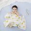 Bé Bé Cotton Gạc Ôm Chăn Sơ Sinh Quấn Bé Ôm Chăn Chăn Quấn Bốn Mùa Swaddling Khăn JMFL