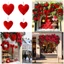 Treeling Sang Trọng Trái Tim Mặt Dây Chuyền Valentine Trang Trí Trái Tim Nhồi Bông Trang Trí Cho Đám Cưới