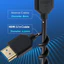 Cáp nối dài HDMI 2.1 lò xo cuộn, Nữ sang Nam, 1,2m, 8K @ 60Hz / 4K @ 120Hz, OD 4.0mm Slim, Phích cắm HDMI 90 độ, dành cho máy tính xách tay, TV, Màn hình