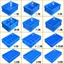 Hộp Nhựa Vít Dụng Cụ Tidy-up Hộp Bảo Quản Hình Chữ Nhật Hộp Các Bộ Phận Ngăn Hộp Doanh Thu Hộp Hậu Cần26050610