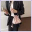 SQ11 Túi đeo vai dây rút PU phong cách Hàn Quốc Túi xô đi lại bề mặt mềm đa năng thời trang