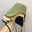 IAPPORTUNIA Lanh Ống Hút Bonnets, Vành Rộng Lớn Đóng Cửa Vành Rộng Mũ Chống Nắng, Nhiếp Chính Dây Đeo Có Thể Điều Chỉnh Họa Tiết Hình Học Nơ Giọng Áo Khoác Mũ Phong Cách Retro