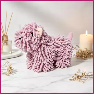 Khăn Tay Cho Chó Con Dễ Thương Thấm Hút Chenille Vải Nhanh Khô Động Vật Khăn Tay Cho Nữ Trẻ Em Chó Yêu shopidaevn