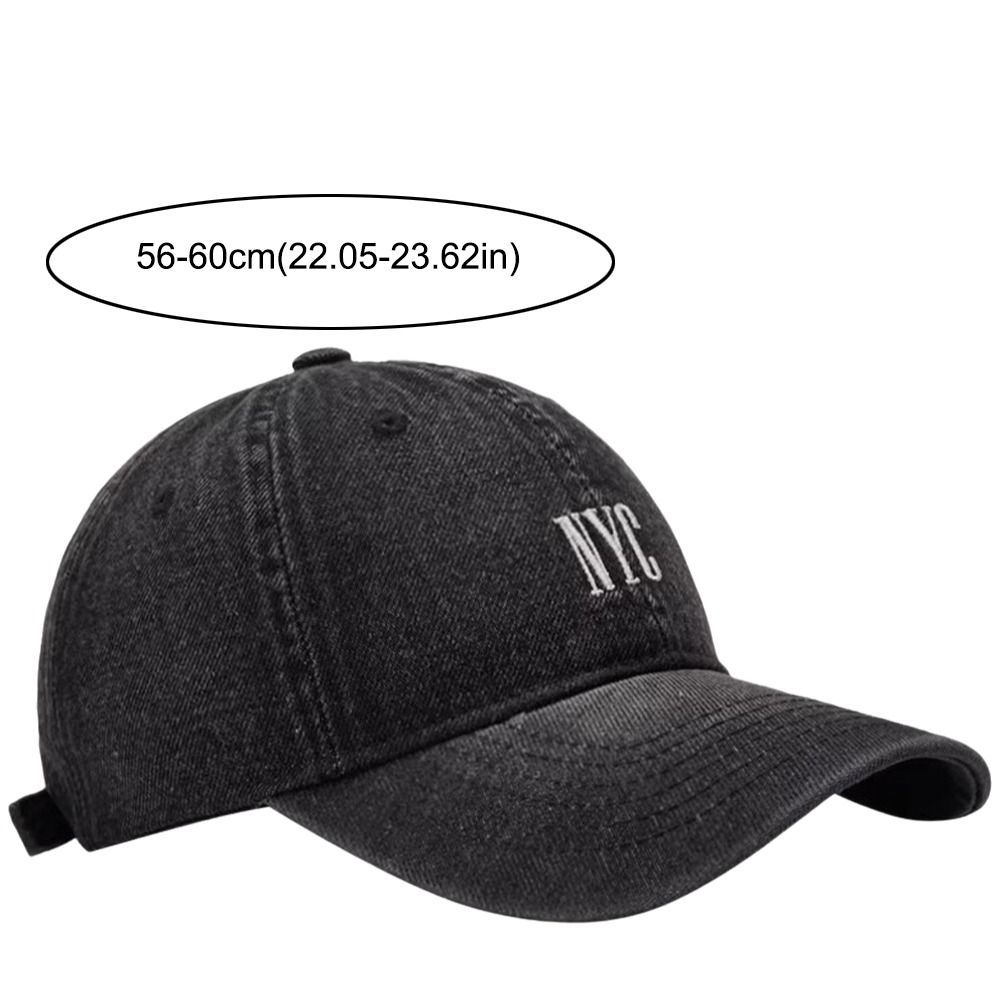 HIGHVIEWLS NYC Mũ bóng chày thêu, Mũ Denim thường ngày đau khổ, Mũ Trucker có thể điều chỉnh cổ điển Unisex