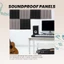 12 Chiếc Acoustic Foam Board, Studio Wedge Tile, Acoustic Foam Cách Âm Pyramid Studio Treatment Wall Panel 2.5X30X30cm