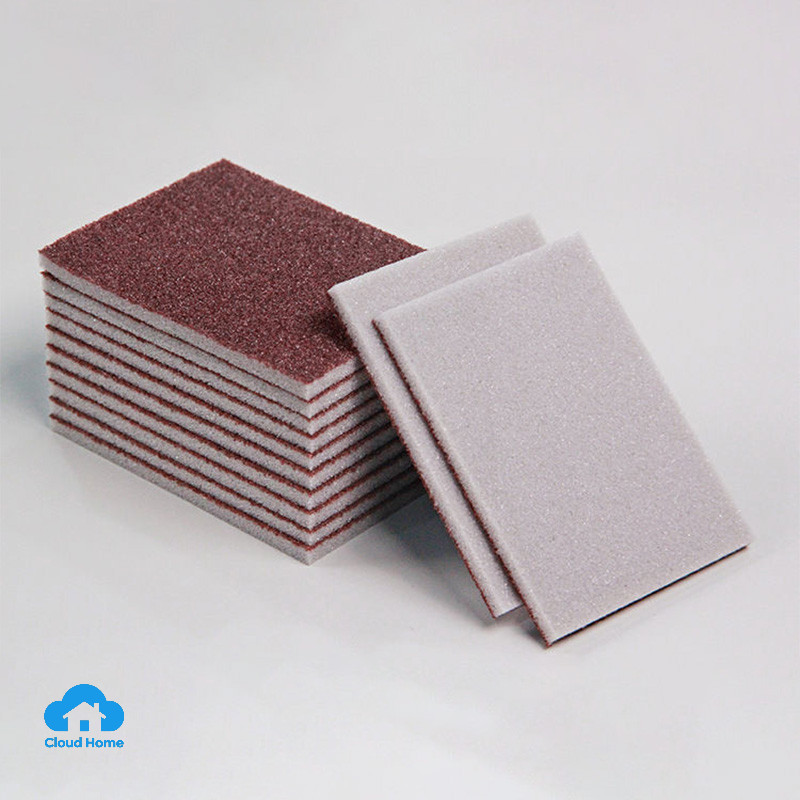 Miếng bọt biển mài nhám, dụng cụ nhà bếp, dụng cụ rửa chén bát, bàn chải cọ nồi, dụng cụ tẩy rỉ sét, bàn chải mài