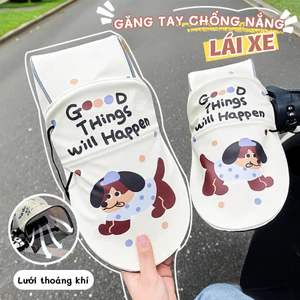 Găng Tay Lái Xe Máy Chống Nắng UV, Găng Tay Che Nắng Xe Máy, Xe Điện Có Lưới Thoáng Khí Chống Nước
