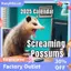 Lịch Possums la hét vui nhộn 2025, Lịch Possum giấy dày 12 tháng kế hoạch, Quà tặng Gag ngộ nghĩnh