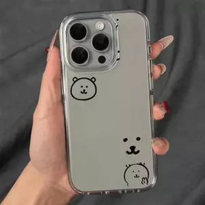 Gấu Nhỏ Áp dụng iPhone 17/16/15pro Magnetic Suck 15/1413 trường hợp điện thoại dễ thươNh