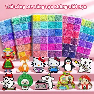 Hạt xếp hình 48 Màu - Bộ Bổ Sung Đồ Chơi DIY, An Toàn Cho Bé, Quà Tặng Hoàn Hảo Cho Sinh Nhật Và Quốc Tế Thiếu Nhi 1/6