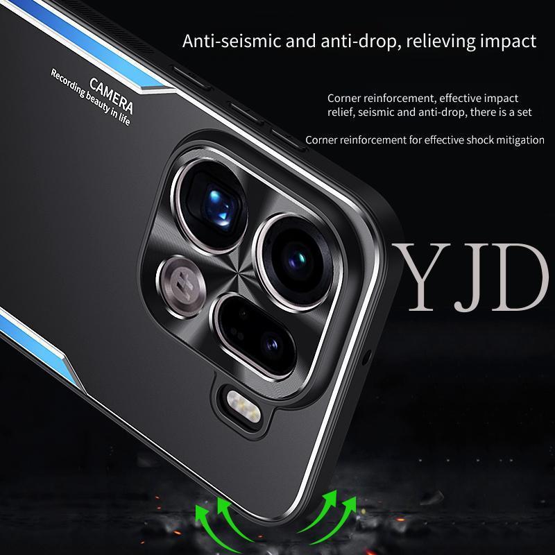 Ốp YJD Cho OPPO Find X9 Vỏ Điện Thoại Kim Loại Chống Rơi Siêu Hợp Kim Nhôm