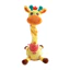 < Pluscloth > Đồ chơi hươu cao cổ âm nhạc có đèn Led – Nhảy múa hát lặp đi lặp lại Động vật nhồi bông sang trọng cho trẻ em – Đồ chơi trẻ em nói chuyện bằng điện phát sáng với bài hát trẻ em Đồ chơi trẻ em