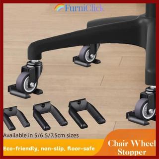 [Giao hàng từ Việt Nam] Nút chặn bánh xe ghế văn phòng FURNICLICK, Chân đồ nội thất chống mài mòn bằng cao su Tấm lót chống trượt, Chống rung bền bỉ Ngăn ngừa trầy xước Ghế