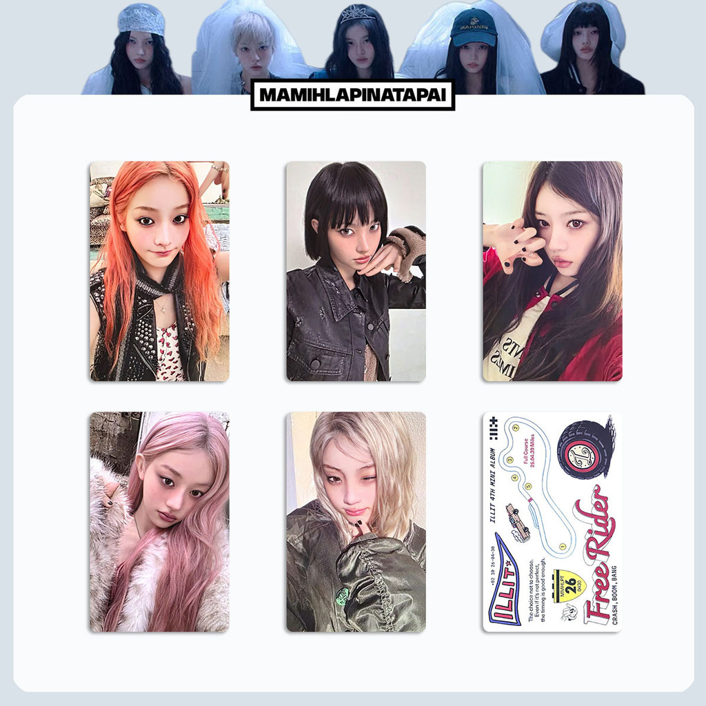 Kpop Thần Tượng ILLIT MAMAHLAPINATAPA Album Thẻ Nhỏ Phiên Bản Đặc