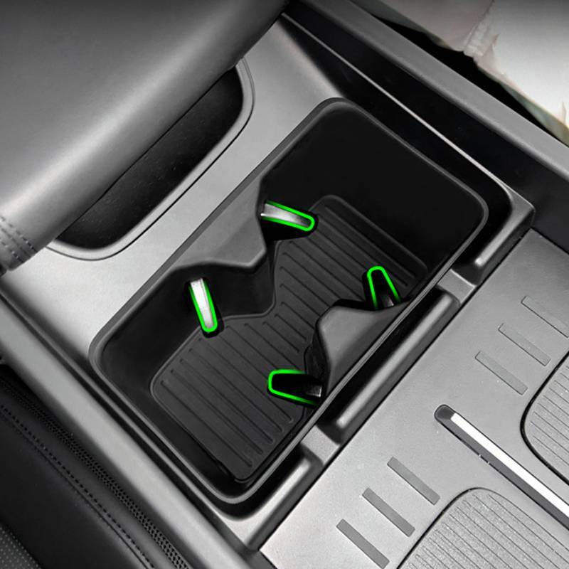 NS 1 Miếng Silicon Sho-Absorbing Đồ Uống Hộp Bảo Quản Cho Xe Hyundai Santa Fe 2024 2025 Cốc Nước Giá Đỡ Phụ Kiện Xe Hơi NS