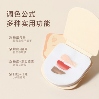 GUOXIAONIU Giấy trang điểm Bánh mì nướng Kem nền dùng một lần Giấy trang điểm kiểm tra màu không viền