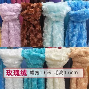 Frosted Rose Velvet Performance Trang Phục Vải Đệm Đồ Chơi Gối Trưng Bày Vải Anime Muppet Sang Trọng 5.11