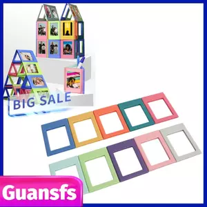 Guansfs Khung ảnh từ tính tủ lạnh guansfs 3 inch với nam châm mạnh Thiết kế kết dính tích hợp Chất liệu ABS Nhẹ và di động cho tủ lạnh Tủ hồ sơ