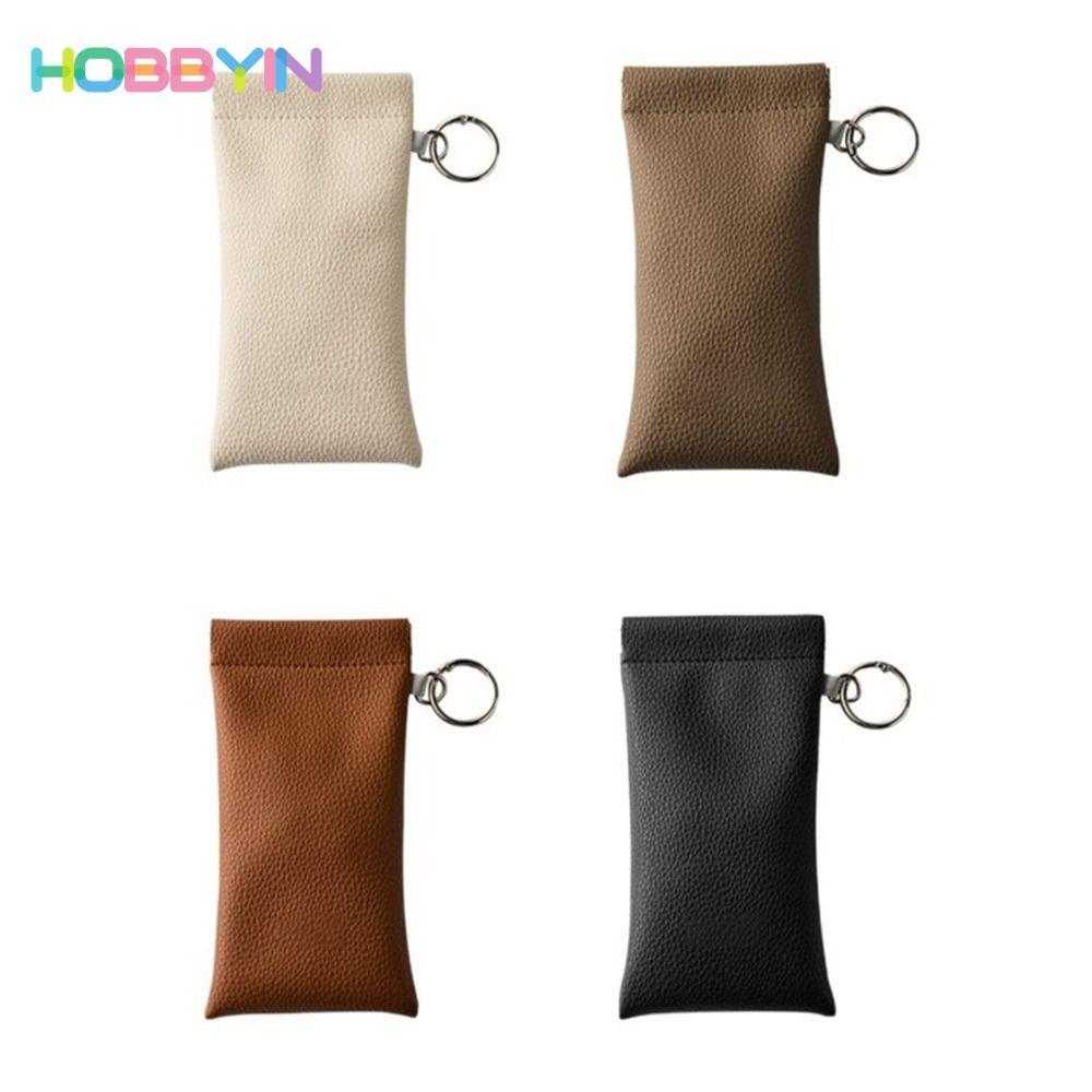 Túi đựng kính mắt HOBBYIN, Kính bảo vệ chống bụi bằng da PU, Treo di động tự động Đóng cửa bản lề lò xo Kính râm du lịch Sử dụng