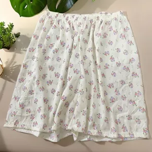 Hoạt Hình Mùa Hè Quần Crop Có Thể Đi Bộ Bên Ngoài Nhà Đi Bộ Cong Thường Ngày Mỏng Phong Cách Mây Cotton Rời 115kg Quần Pyjama Ngắn