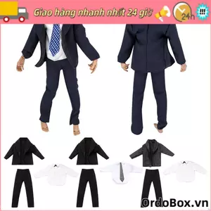 ORDOBOX 11 Bộ 1 / 6 Quần Áo Búp Bê Nam, Mặc Hàng Ngày Đẹp Trai Phù Hợp Với Áo Sơ Mi Quần, 6 Phong Cách Cưới Phù Hợp Với Phụ Kiện Búp Bê 30cm