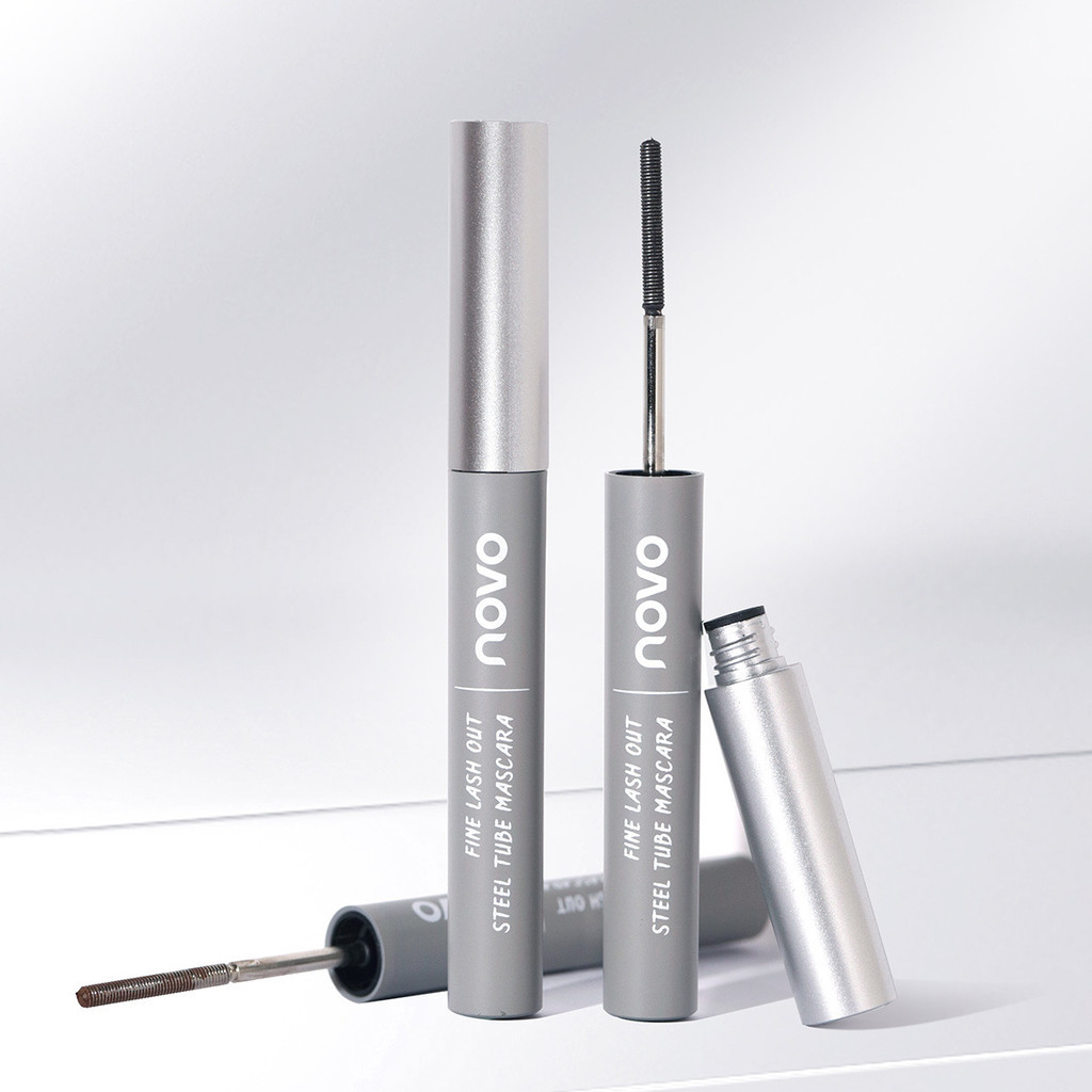 【SIÊU BỀN & CHỐNG NƯỚC】Mascara Ống Nhỏ NOVO - 1 Lần Chải, Mi Cong Vút, Dài Dày Rõ Rệt, Cả Ngày Không Sợ Lem