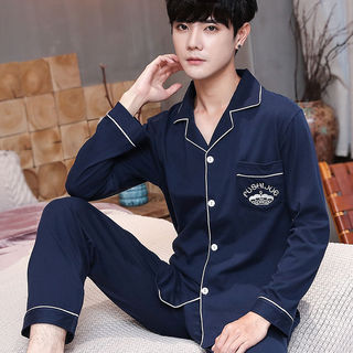 Bộ đồ ngủ cotton nam, thoải mái, mềm mại và thoáng khí