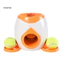 Máy phóng bóng chó tự động cho chó nhỏ vừa – Máy ném bóng Tennis trong nhà Đồ chơi trò chơi thú cưng rảnh tay Thiết kế an toàn bền bỉ Bóng chó nhẹ