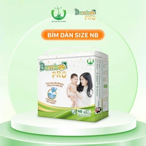 Bỉm BAMBOO PRO Dán/Quần Công Nghệ Nhật Bản Siêu Thấm, An Toàn Cho Da, Ôm Sát Thoải Mái Đủ Size