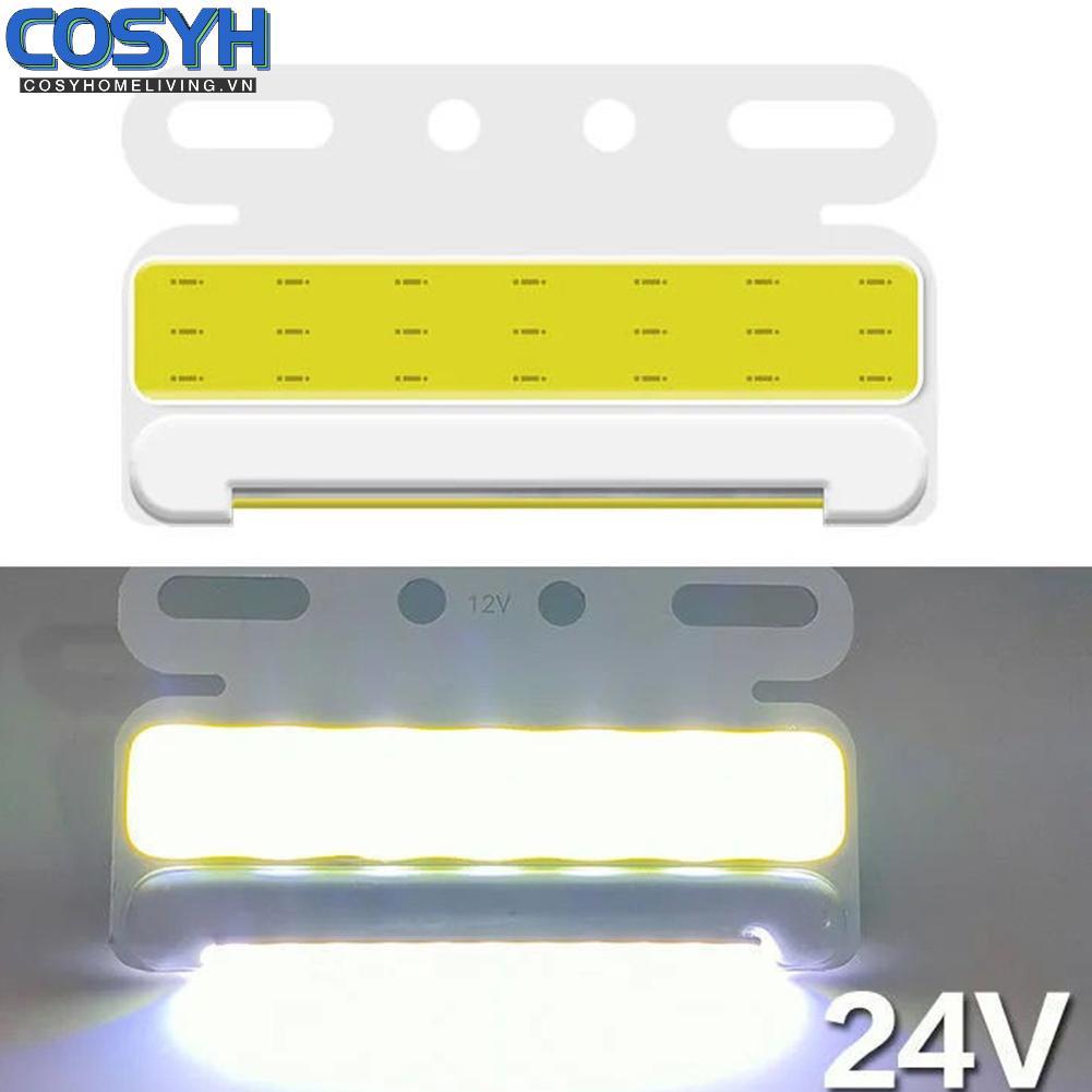 <cosyh>24V Marker Lamp Chrome Polish Finish Direct Replacement For 24V Trailers